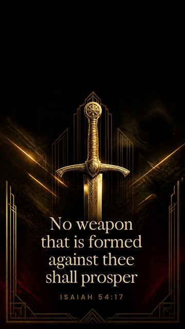 Isaiah 54:17 warfare lock screen
