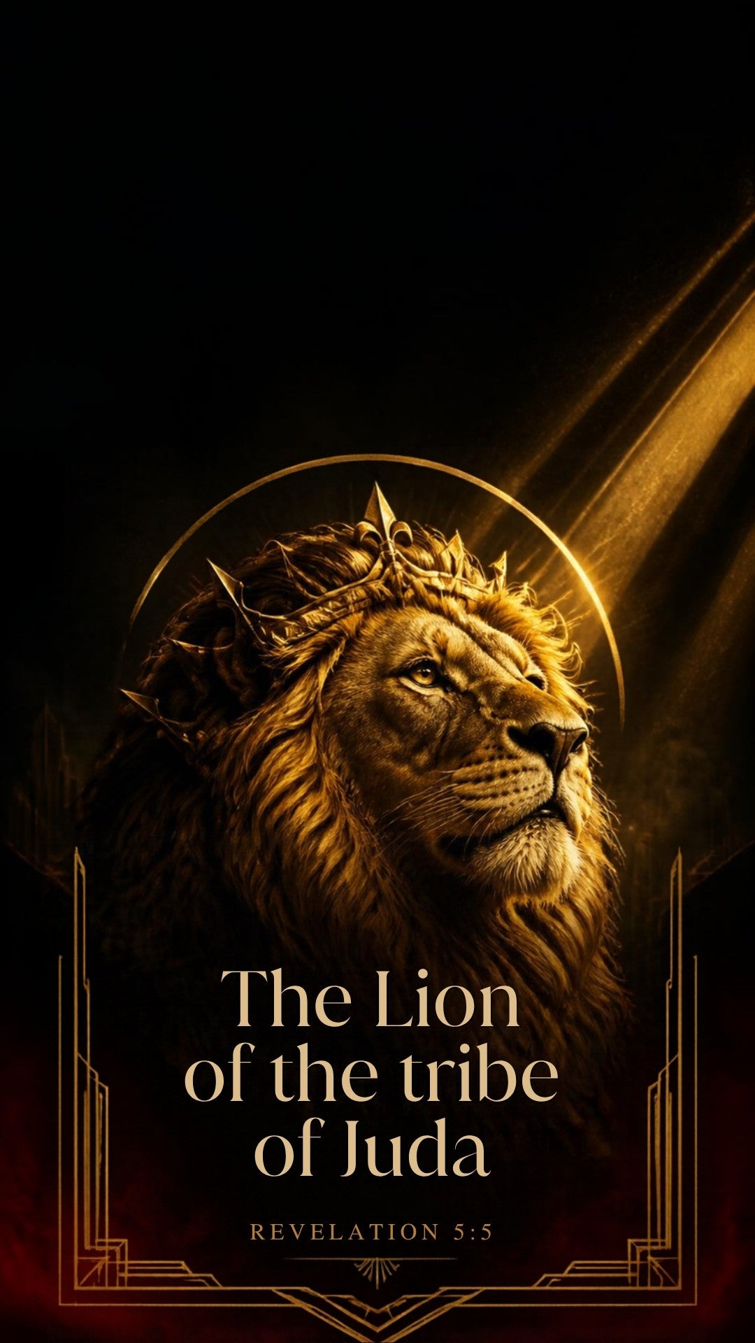 Lion of the tribe of Juda lock screen